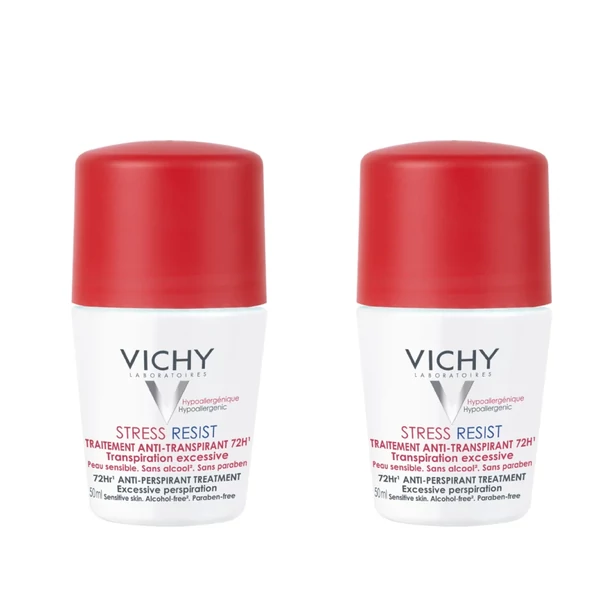 VICHY STRESS RESIST IZZADSÁGSZABÁLYOZÓ GOLYÓS DEZODOR 50ML+50ML