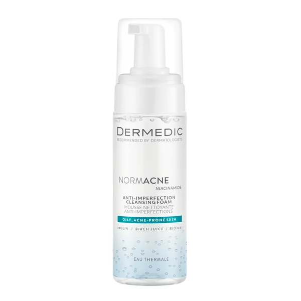 DERMEDIC NORMACNE TISZTÍTÓ HAB ZSÍROS ARCBŐRRE 170ML