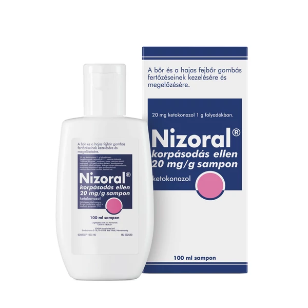NIZORAL KORPASODAS ELLEN 20MG/G SAMPON 100ML
