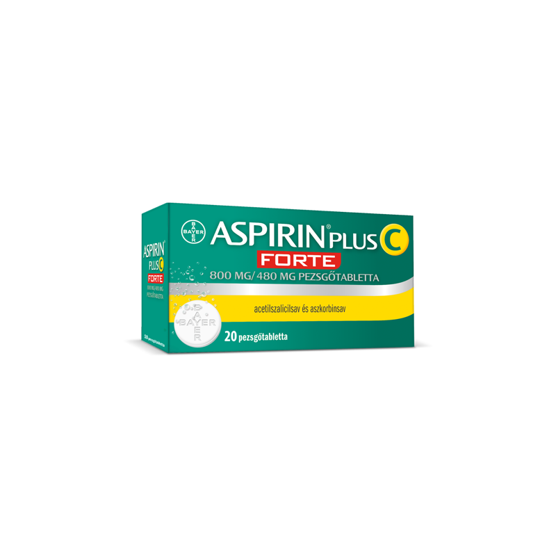ASPIRIN PLUS C FORTE 800MG/480MG PEZSGOTABL. 20X