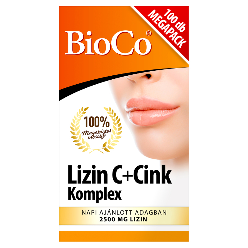 BioCo Lizin C + Cink Komplex étrend-kiegészítő tabletta 100 x 1,05 g (105 g)