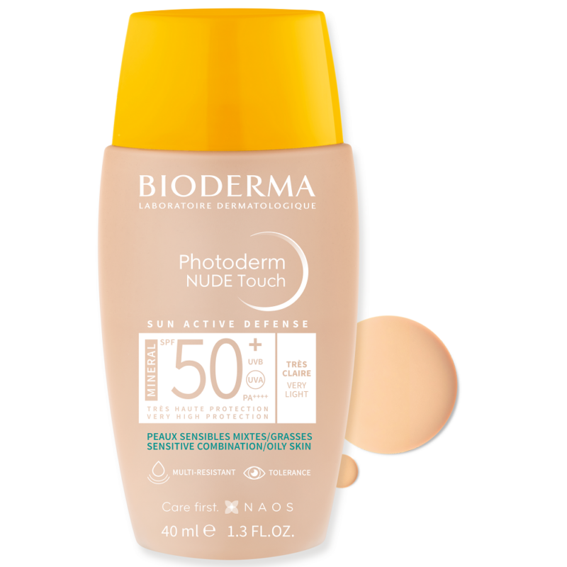 BIODERMA PHOTODERM SPF50+ NUDE TOUCH CLAIRE 40ML