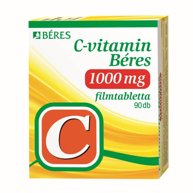 C-VITAMIN BERES 1000MG FILMTABL. 90X