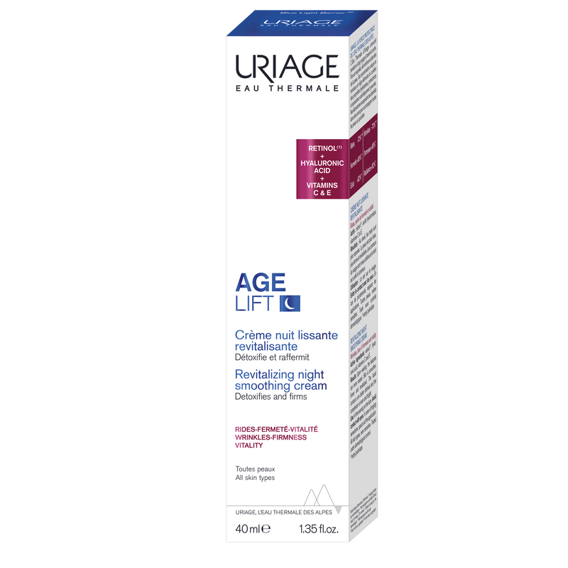 URIAGE AGE LIFT REVITALIZÁLÓ RÁNCTALANÍTÓ ÉJSZAKAI KRÉM  40ml