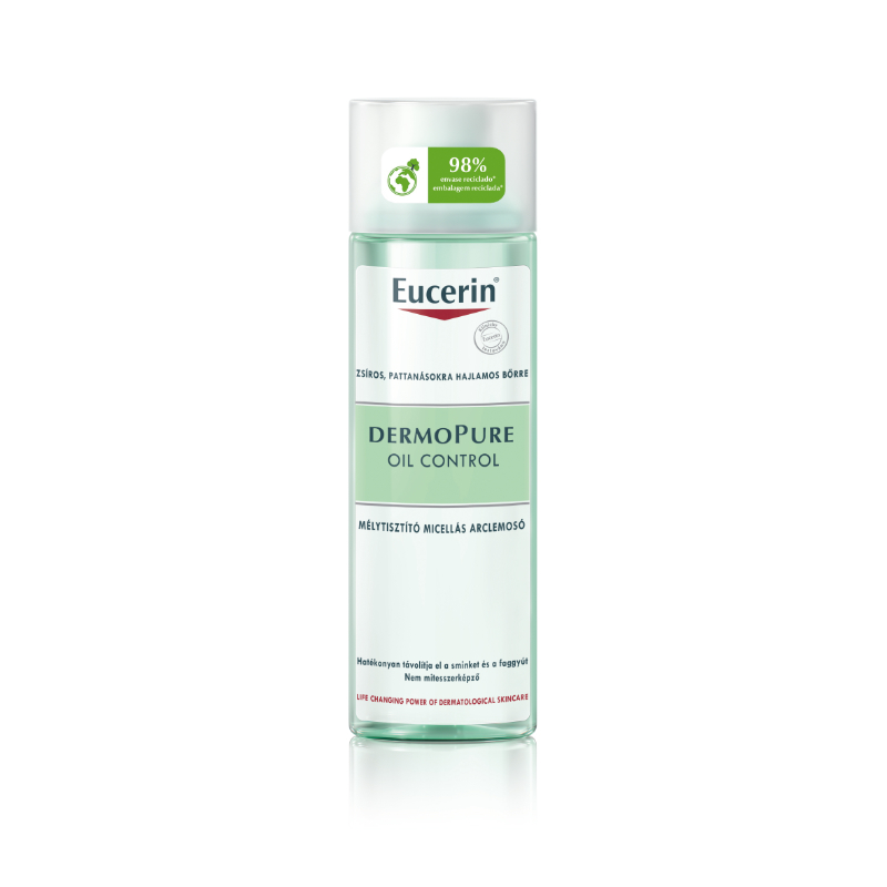 Eucerin DermoPure Oil Control mélytisztító micellás arclemosó 200ml
