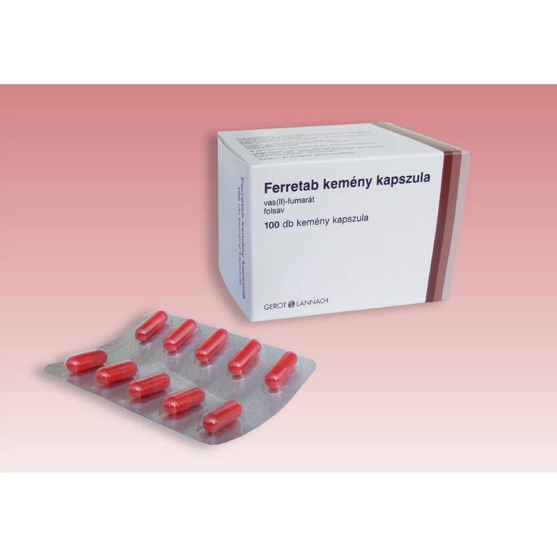 FERRETAB KEMENY KAPSZULA 100X