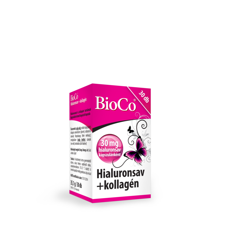 BioCo Hialuronsav+kollagén 30 db