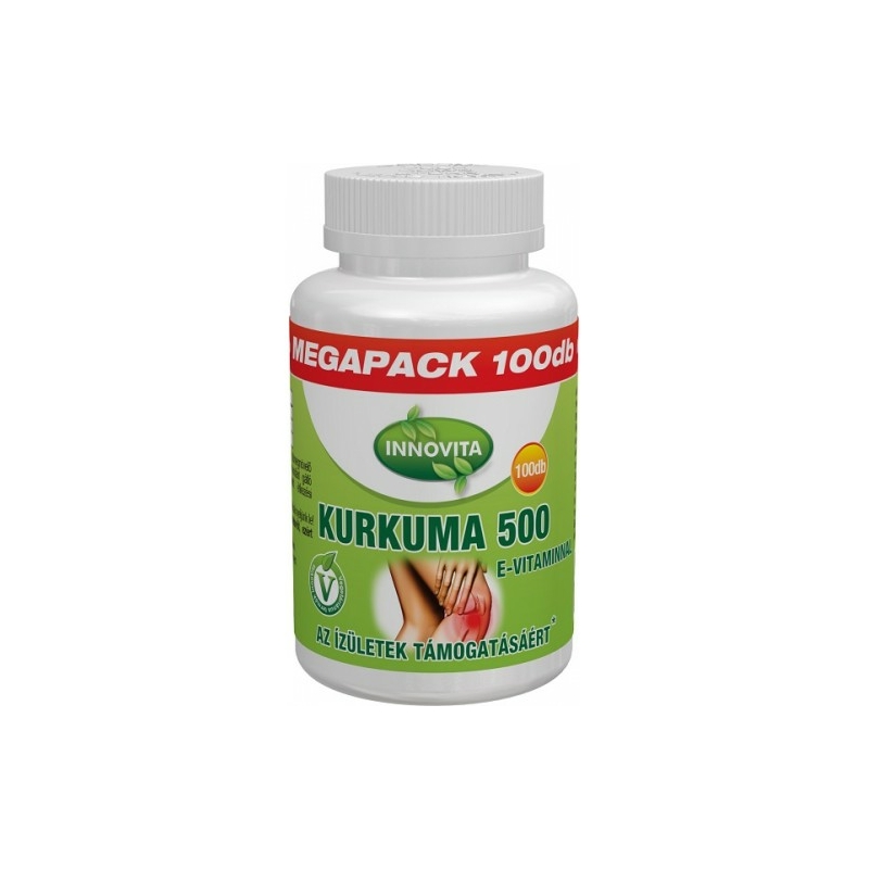 Innovita Kurkuma 500 E-vitaminnal Megapack 100 db