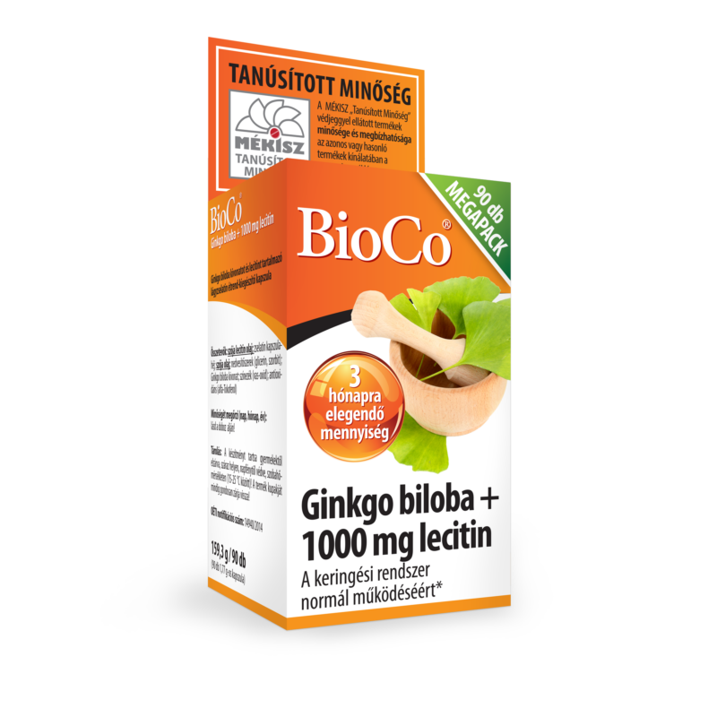 BioCo Ginkgo Biloba + 1000 mg Lecitin MEGAPACK 90 db