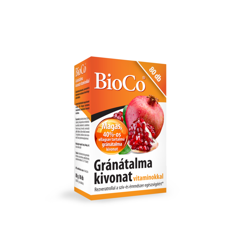 BioCo Gránátalma kivonat vitaminokkal 80 db