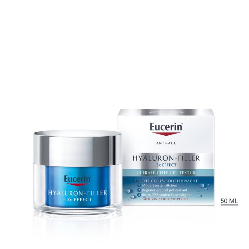 EUCERIN HYALURON-FILLER RÁNCFELTÖLTŐ, ÉJSZAKAI HIDRATÁLÓ ARCKRÉM 50ML