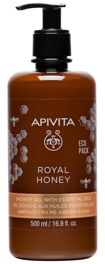 APIVITA TUSFÜRDŐ ROYAL HONEY SZÁRAZ BŐRRE 500ML
