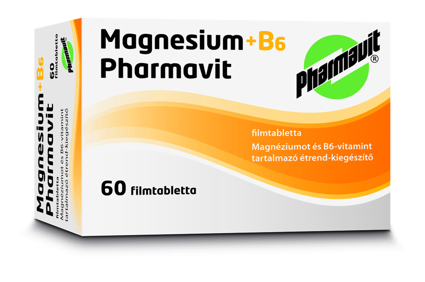 PHARMAVIT MAGNESIUM+B6 FILMTABLETTA 60X