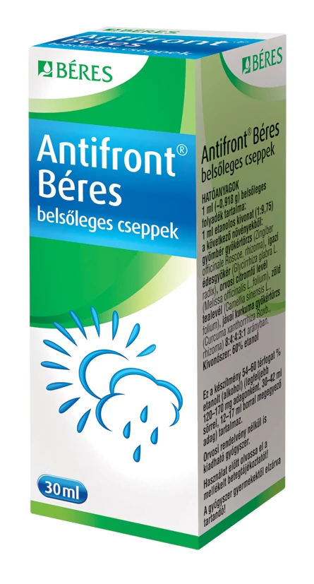 BÉRES ANTIFRONT BELSŐLEGES CSEPPEK 1X30ML