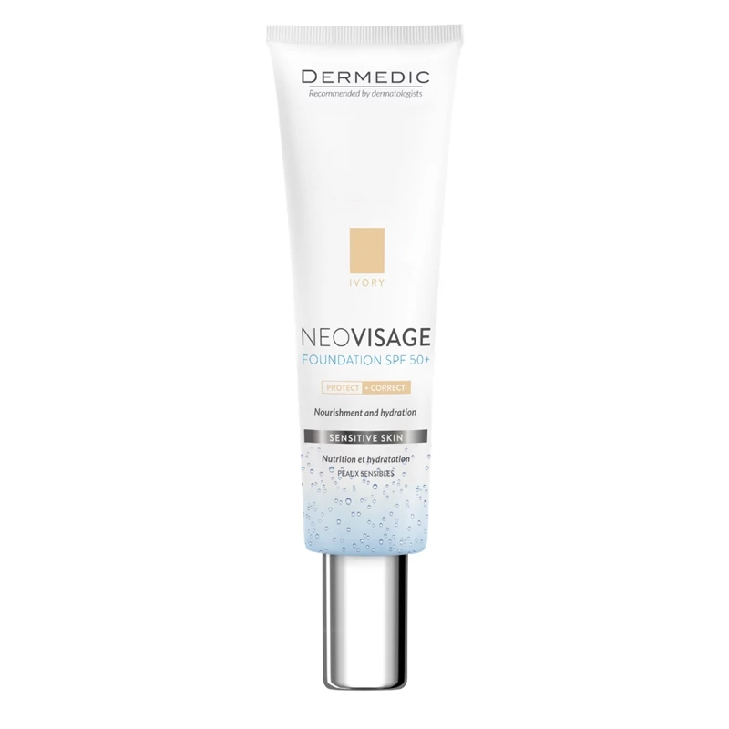 Dermedic Neovisage Tápláló és hidratáló alapozó krém SPF 50+ ELEFÁNTCSONT 30ML
