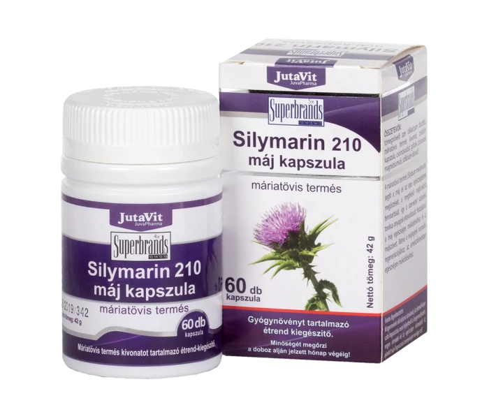 JUTAVIT SILYMARIN 210 MAJ KAPSZ. 60X