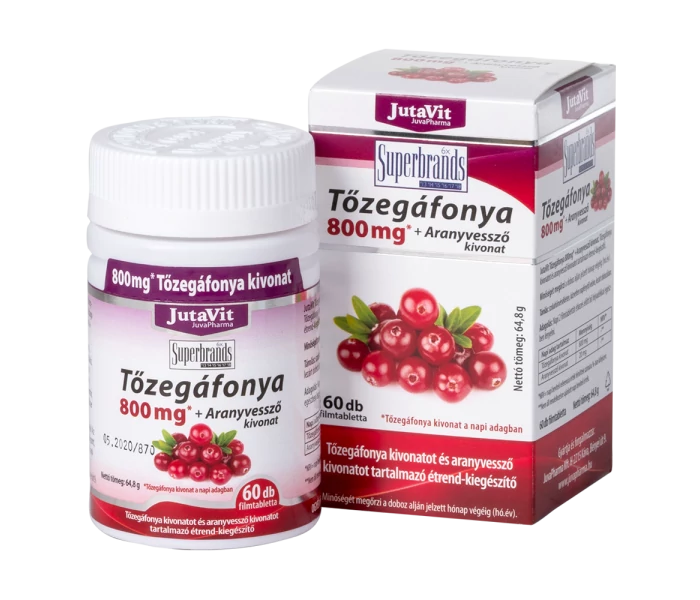 JUTAVIT TOZEGAFONYA 800MG+ARANYVESSZO TABL.  60X