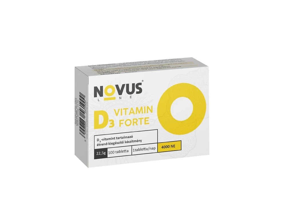 NOVUS LINE D3-VITAMIN FORTE TABLETTA 100X