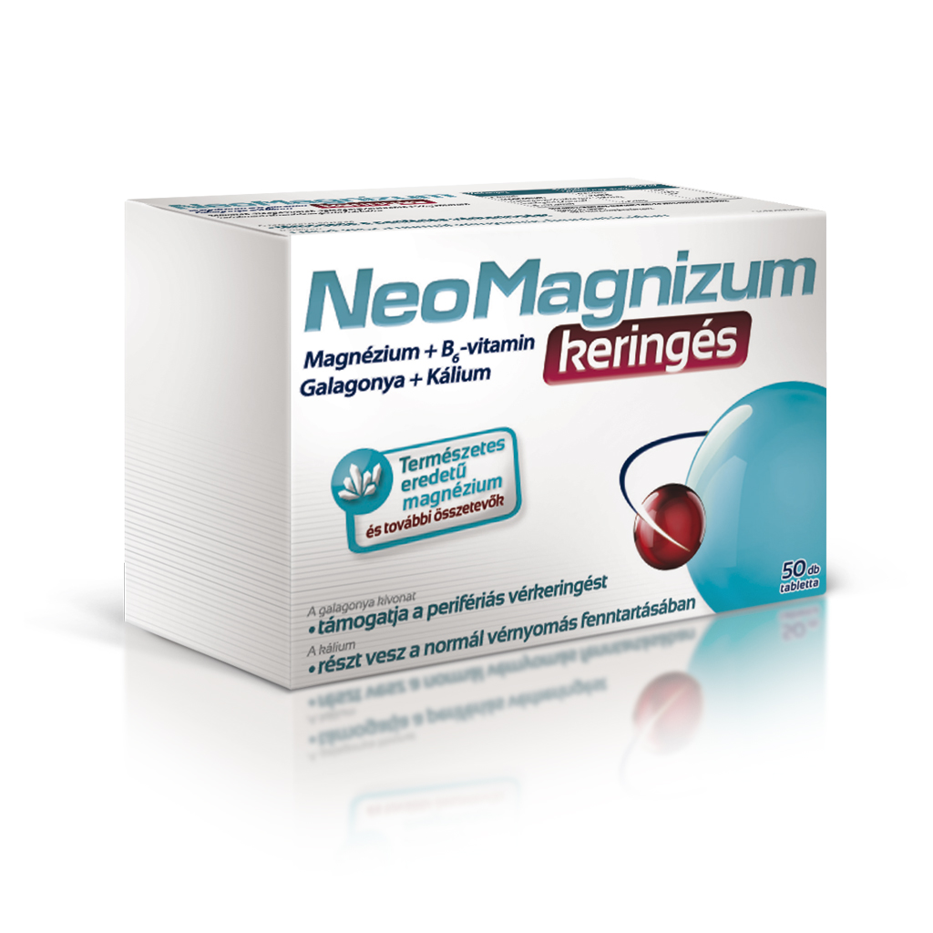 NEOMAGNIZUM KERINGÉS MAGNÉZIUM TABLETTA 50X