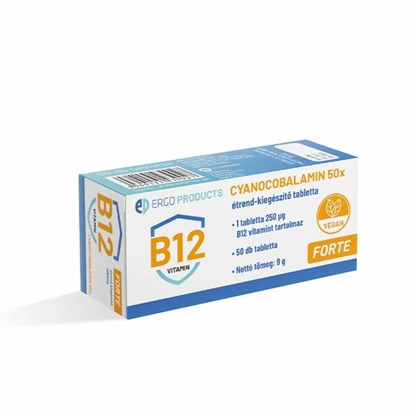 CYANOCOBALAMIN 250MCG FORTE TABLETTA 50X ERGO