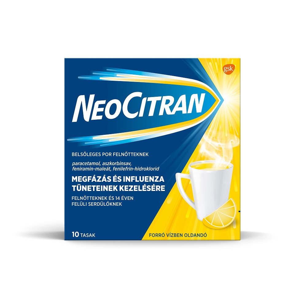 NEO CITRAN BELSŐLEGES POR FELNŐTTEKNEK 10X