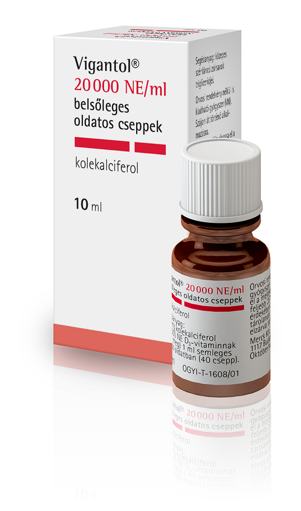 VIGANTOL 20000 NE/ML BELSŐLEGES OLDATOS CSEPPEK 10ML