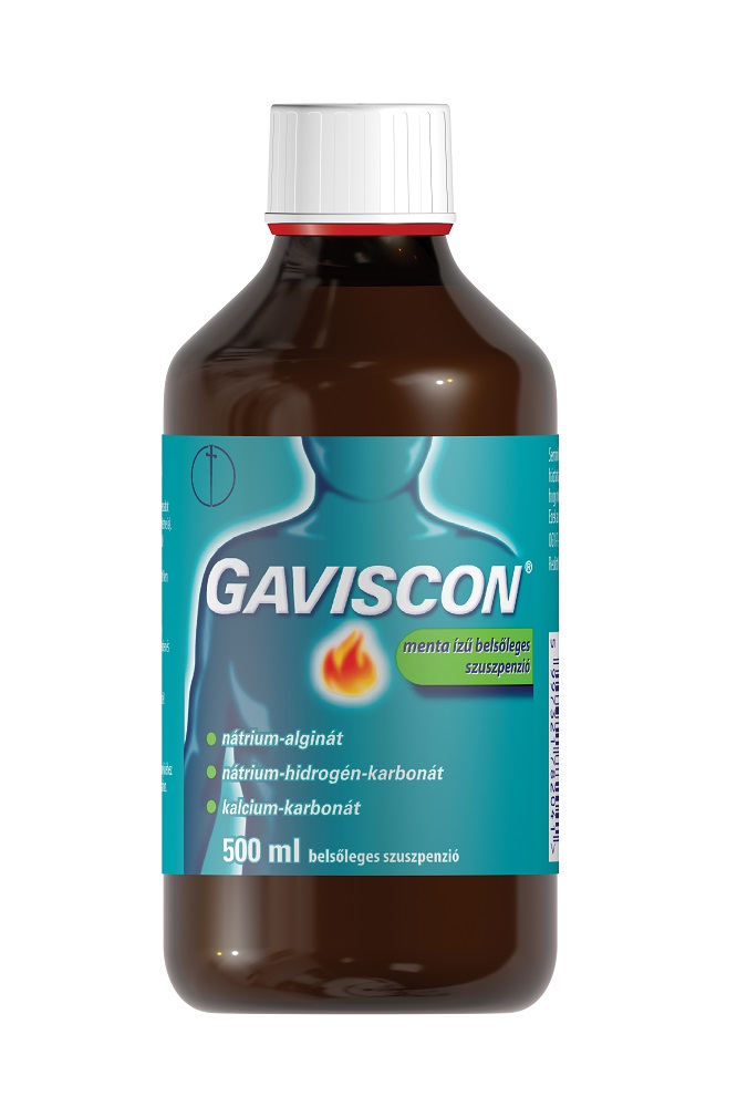 GAVISCON MENTA ÍZŰ BELSŐLEGES SZUSZPENZIÓ 1X500ML