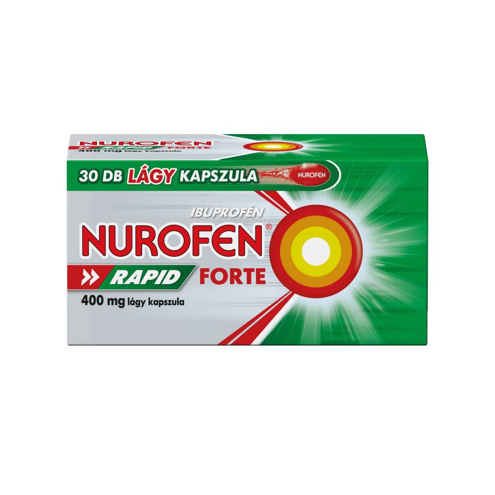NUROFEN RAPID FORTE 400MG LÁGY KAPSZULA 30X