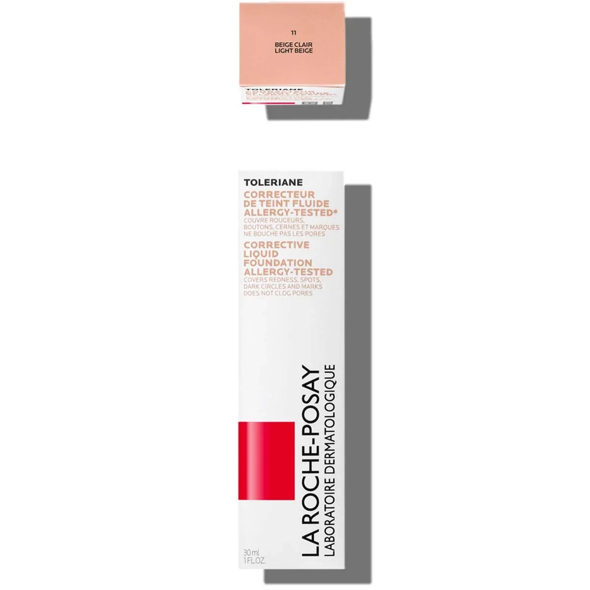 LA ROCHE-POSAY: TOLERIANE TEINT KORREKCIÓS ALAPOZÓ FLUIDE LIGHT BEIGE 11 30ML