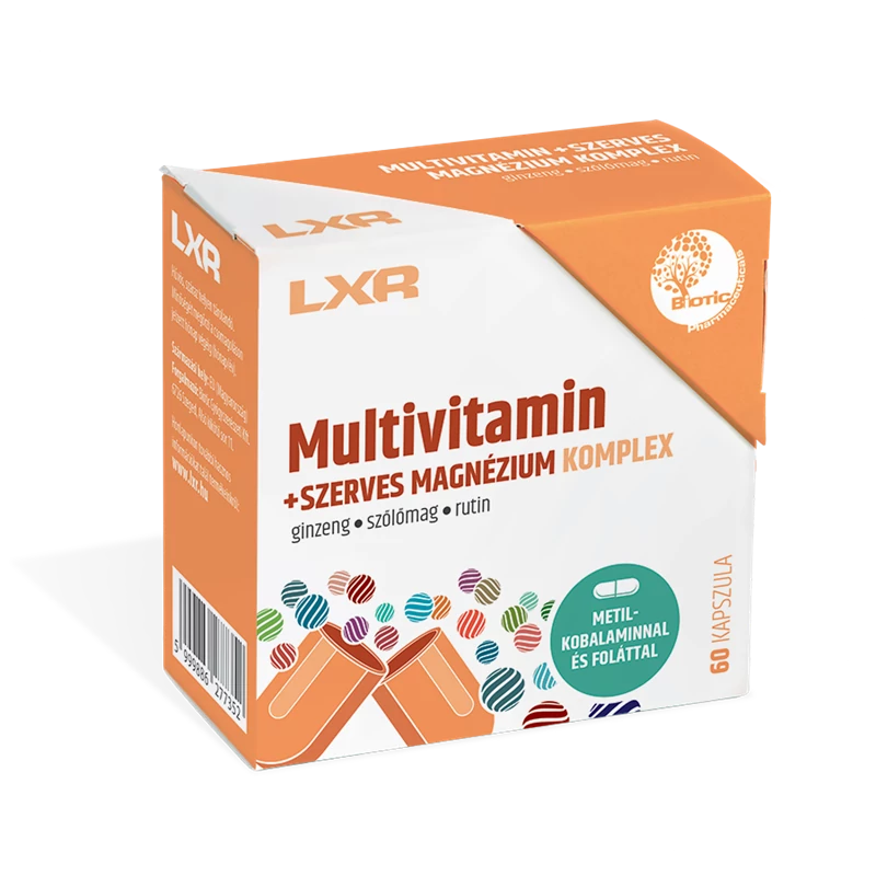 LXR MULTIVITAMIN + SZERVES MAGNÉZIUM 60X