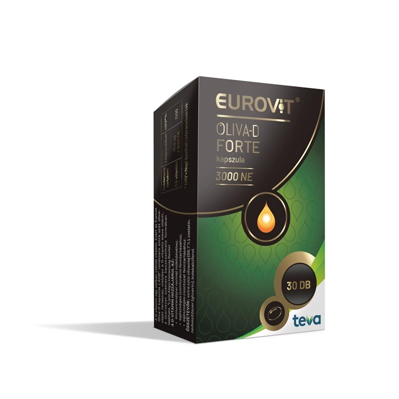 EUROVIT OLIVA-D 3000NE FORTE KAPSZULA 30X 