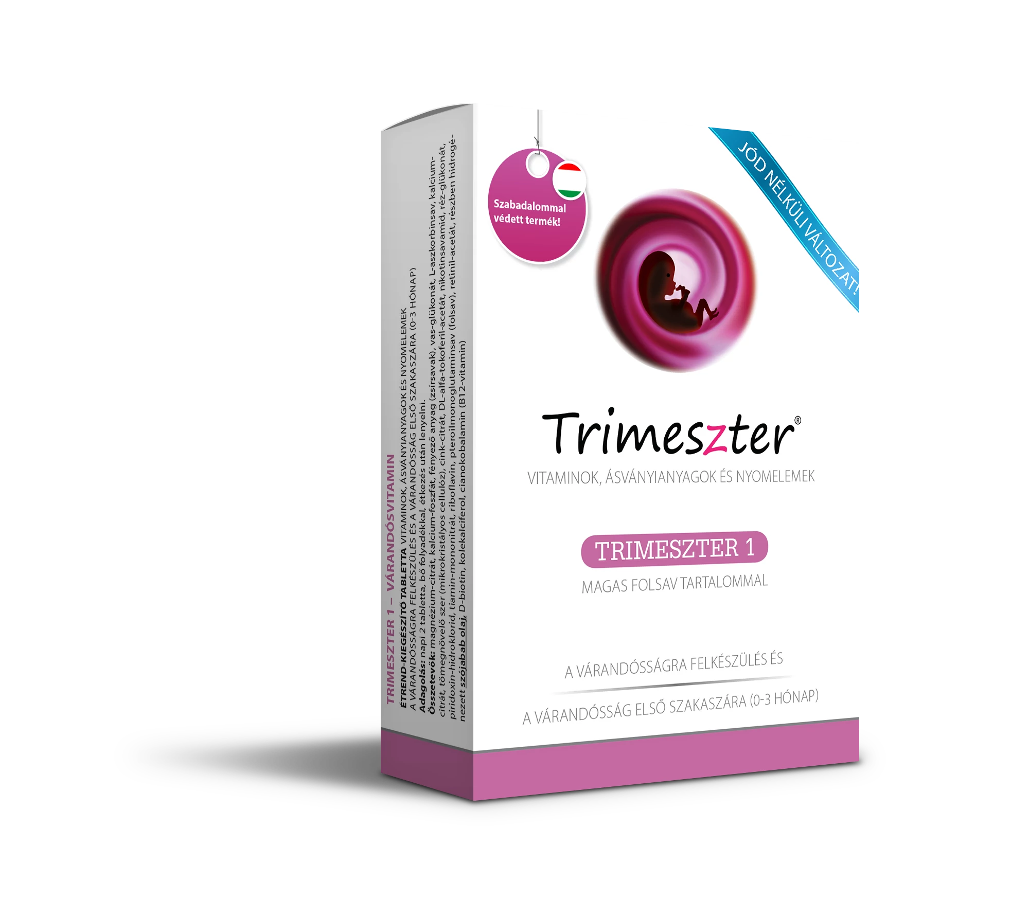 TRIMESZTER 1 VITAMIN JÓDMENTES TABLETTA VÁRANDÓSOKNAK 60X