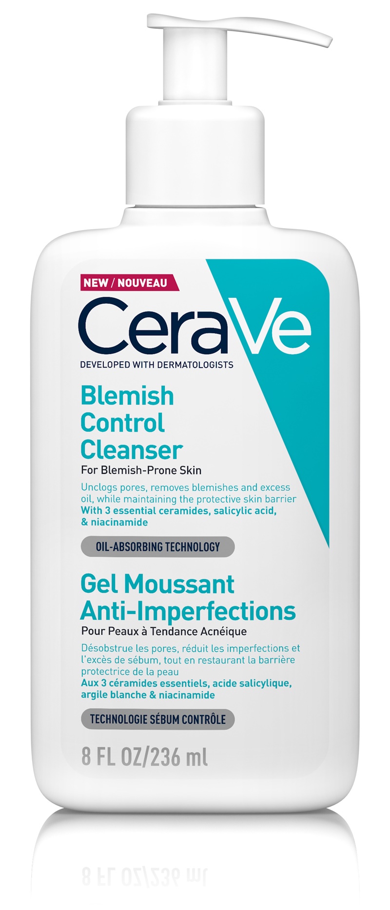 CeraVe Pattanások elleni tisztító gél 236ml