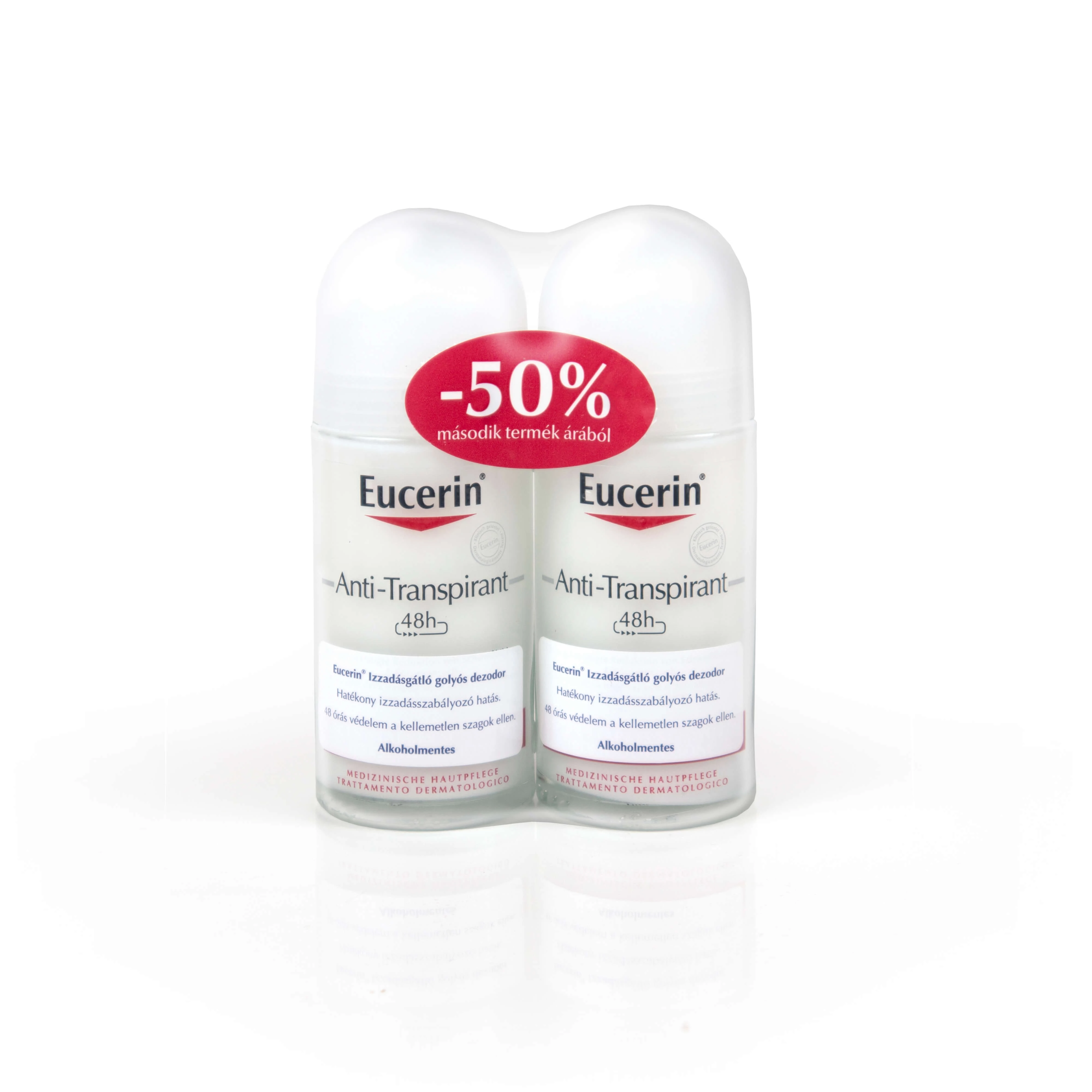 EUCERIN DEO GOLYÓS IZZADÁSGÁTLÓ 2X50ML DUO