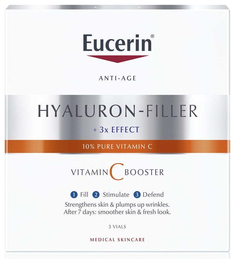 Hyaluron-Filler C-vitaminos ránctalanító arcápoló koncentrátum 3*8 ml
