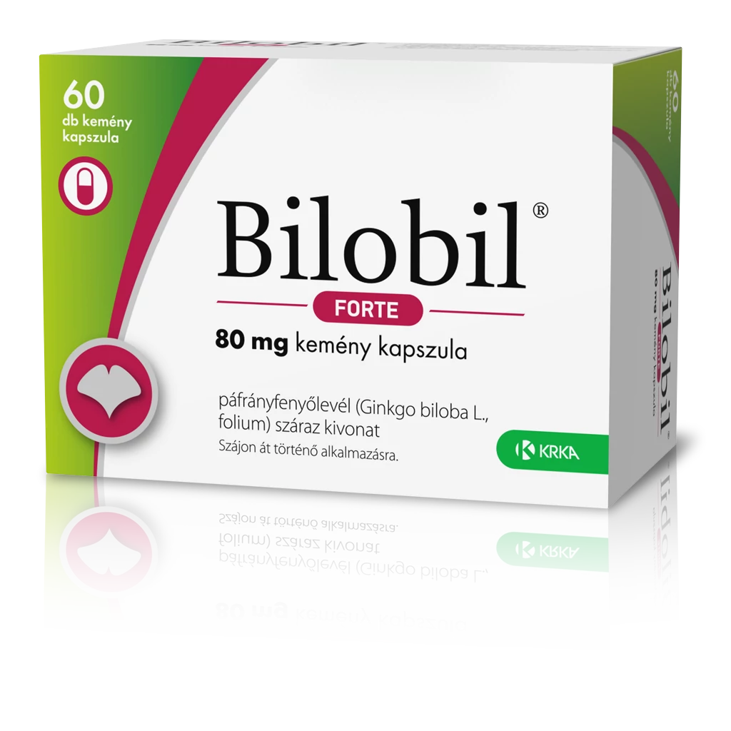 BILOBIL FORTE 80 MG KEMÉNY KAPSZULA  60X