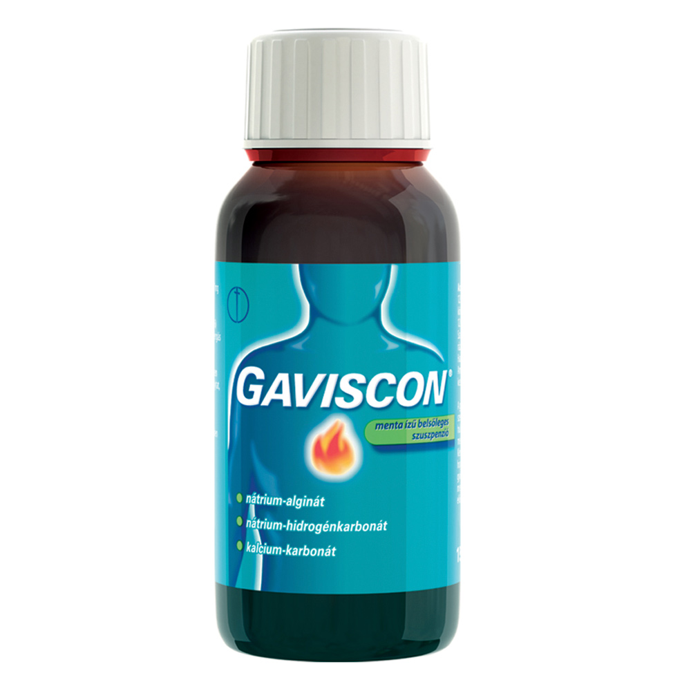GAVISCON MENTA ÍZŰ BELSŐLEGES SZUSZPENZIÓ 1X150ML