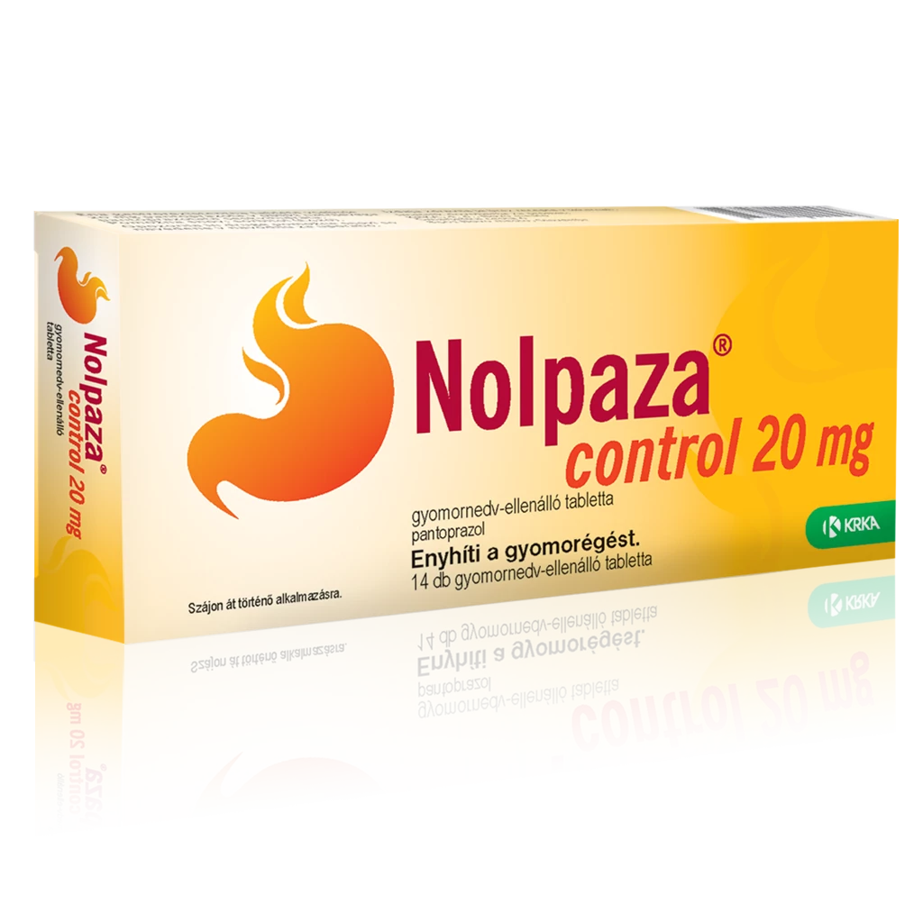 NOLPAZA CONTROL 20MG GYOMORNEDV ELLENÁLLÓ TABLETTA 14X