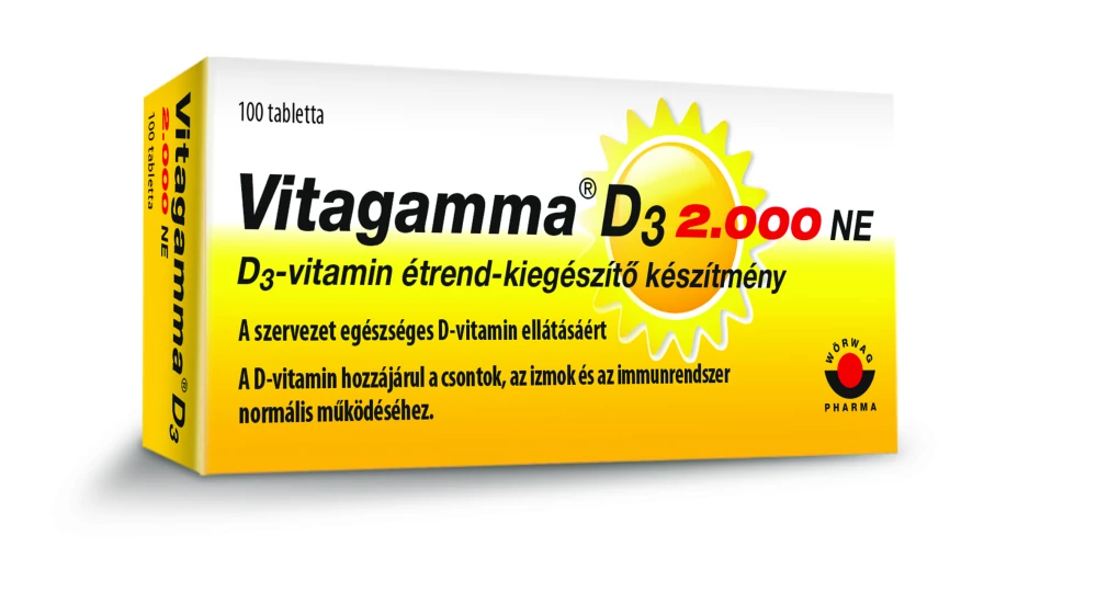 VITAGAMMA D3-VITAMIN 2000NE TABL. 100X