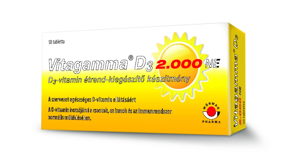 VITAGAMMA D3-VITAMIN 2000NE TABL.  50X