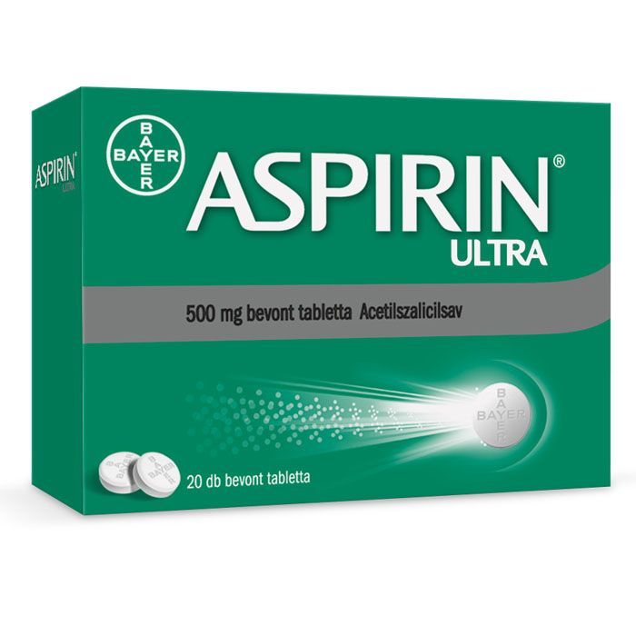 ASPIRIN ULTRA 500MG BEVONT TABLETTA 20X