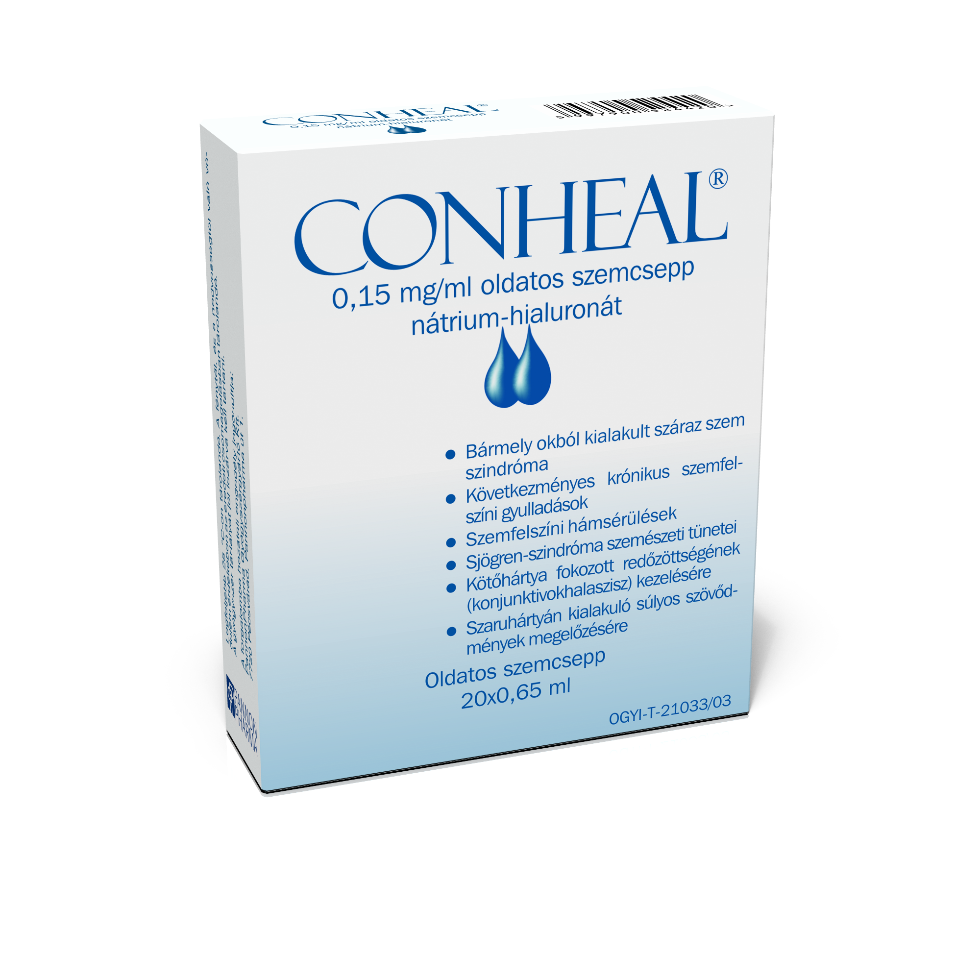 CONHEAL 0,15MG/ML OLDATOS SZEMCSEPP 20X0,65ML