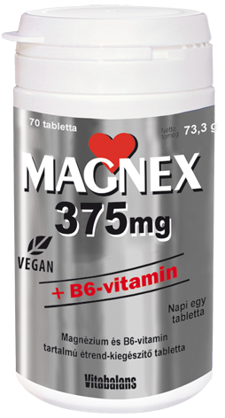 MAGNEX 375MG+B6-VITAMIN TABLETTA 70X