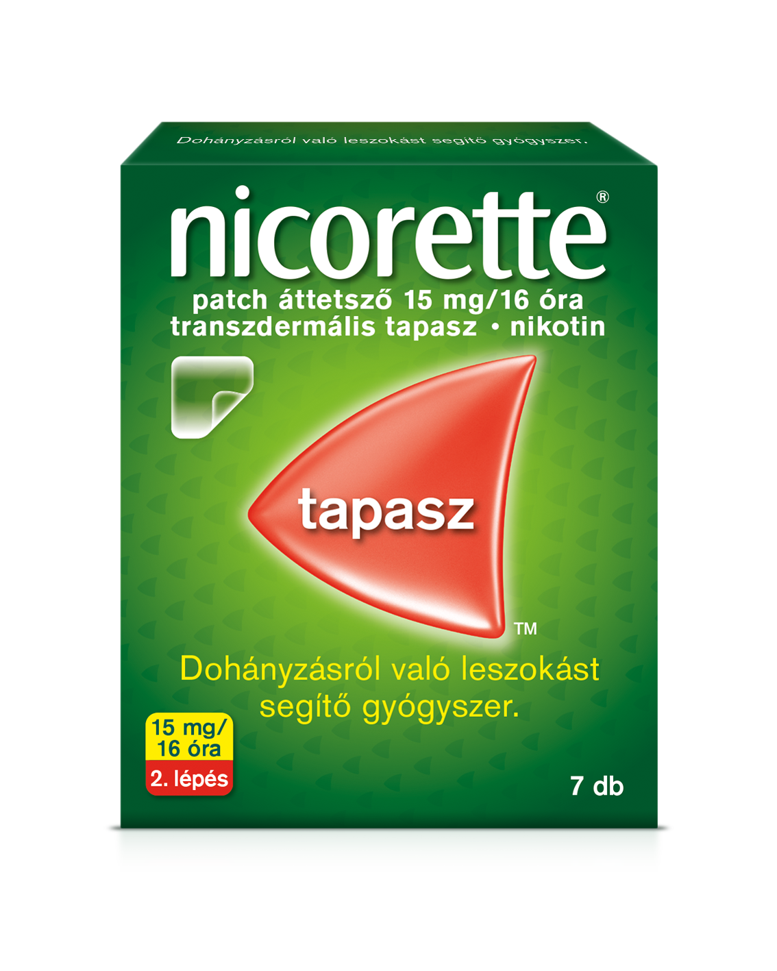 NICORETTE PATCH 15MG/16H TRANSZDERMÁLIS TAPASZ  7X