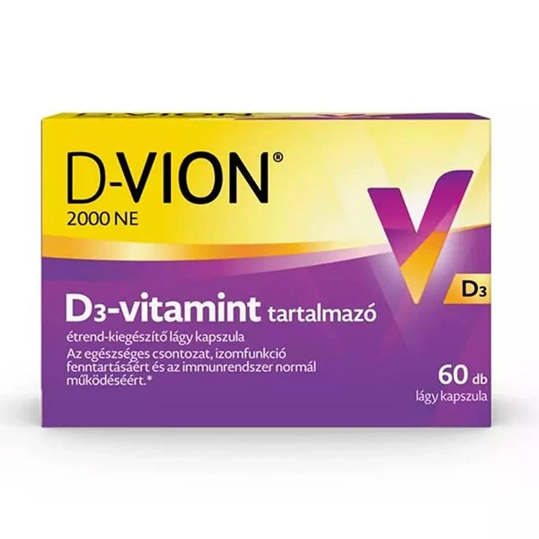 D-VION D3 2000NE KAPSZULA  60X - LEJÁRAT: 2025.10.30.