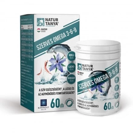NATUR TANYA SZERVES OMEGA 3-6-9 KAPSZULA 60X