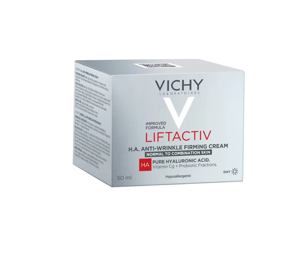 VICHY LIFTACTIV H.A. Ránctalanító és feszesítő nappali arckrém normál és kombinált bőrre 50 ml