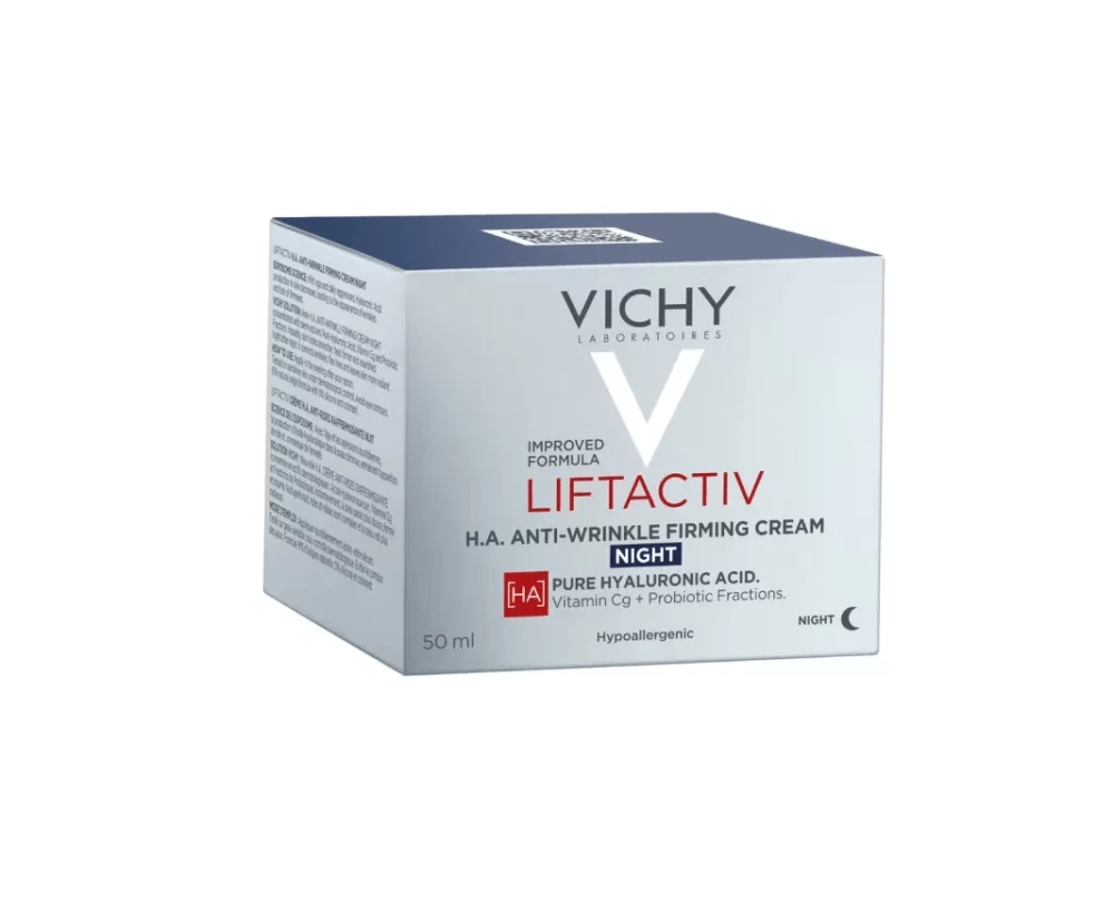 VICHY LIFTACTIV H.A. RÁNCTALANÍTÓ ÉS FESZESÍTŐ ÉJSZAKAI KRÉM 50ML 