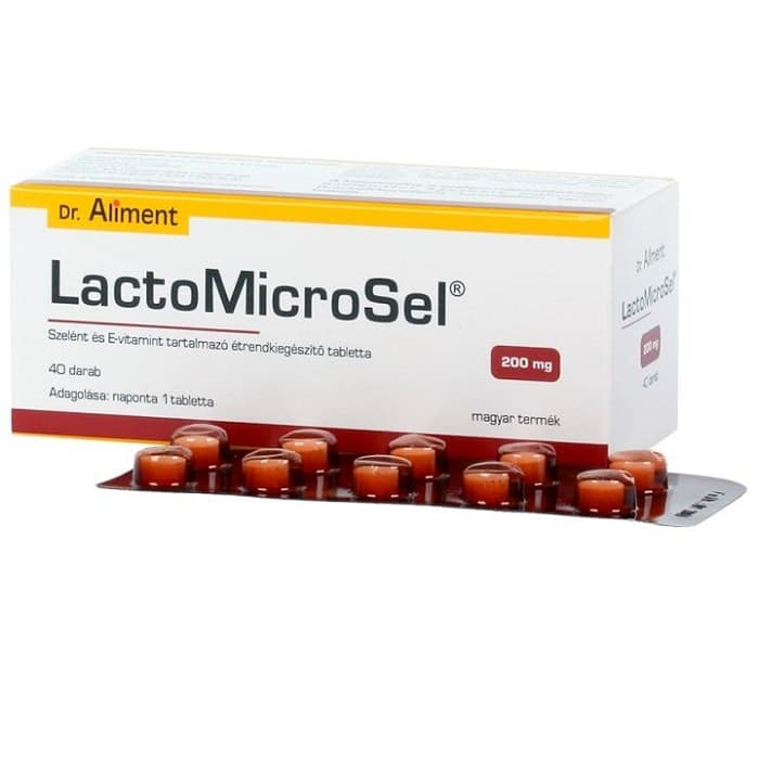 DR ALIMENT LACTOMICROSEL 200MG TABLETTA 40X