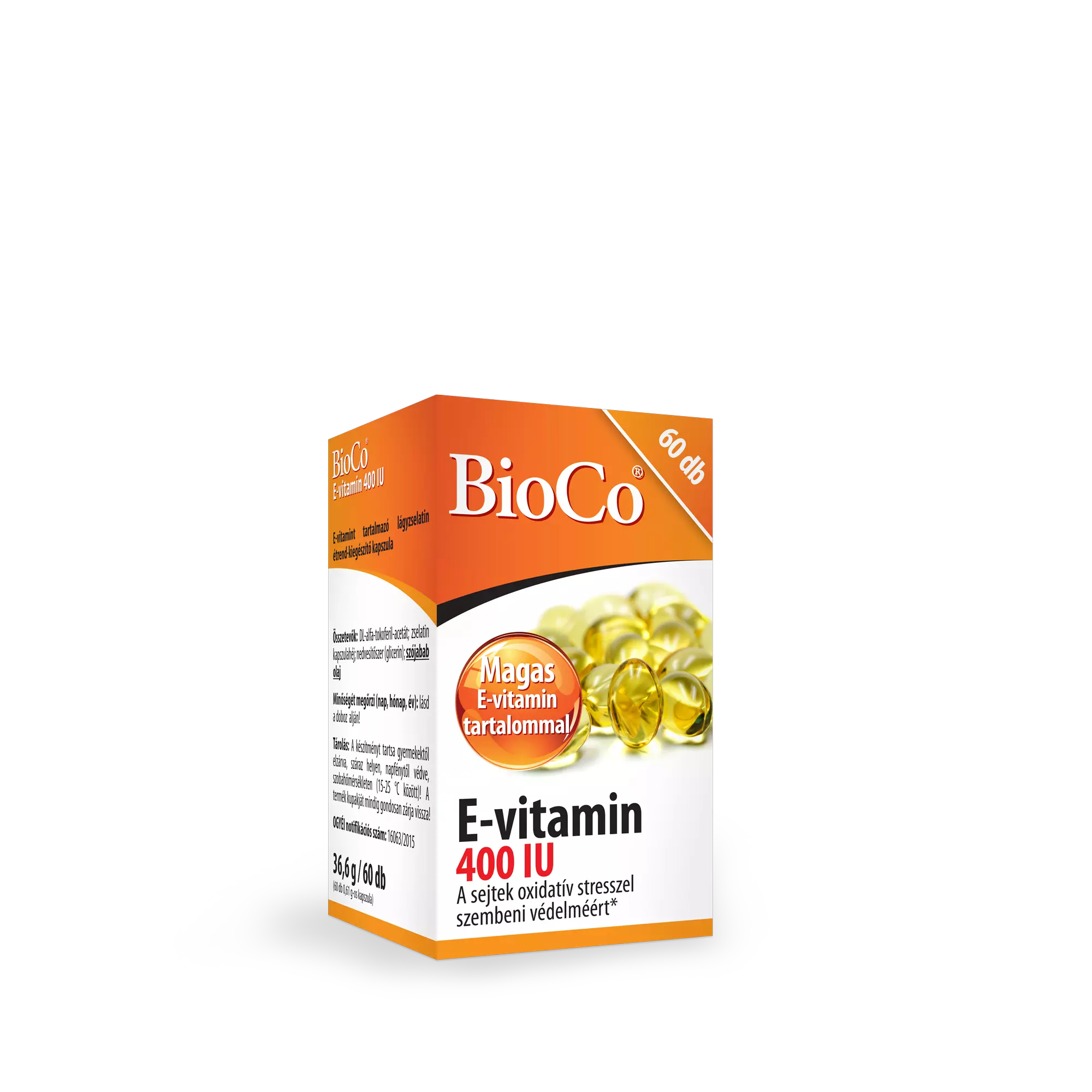 BioCo E-vitamin 400 IU 60 db
